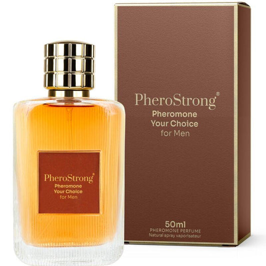 PHEROSTRONG - PERFUME CON FEROMONAS YOUR CHOICE PARA HOMBRE 50 ML - Sensuana.es