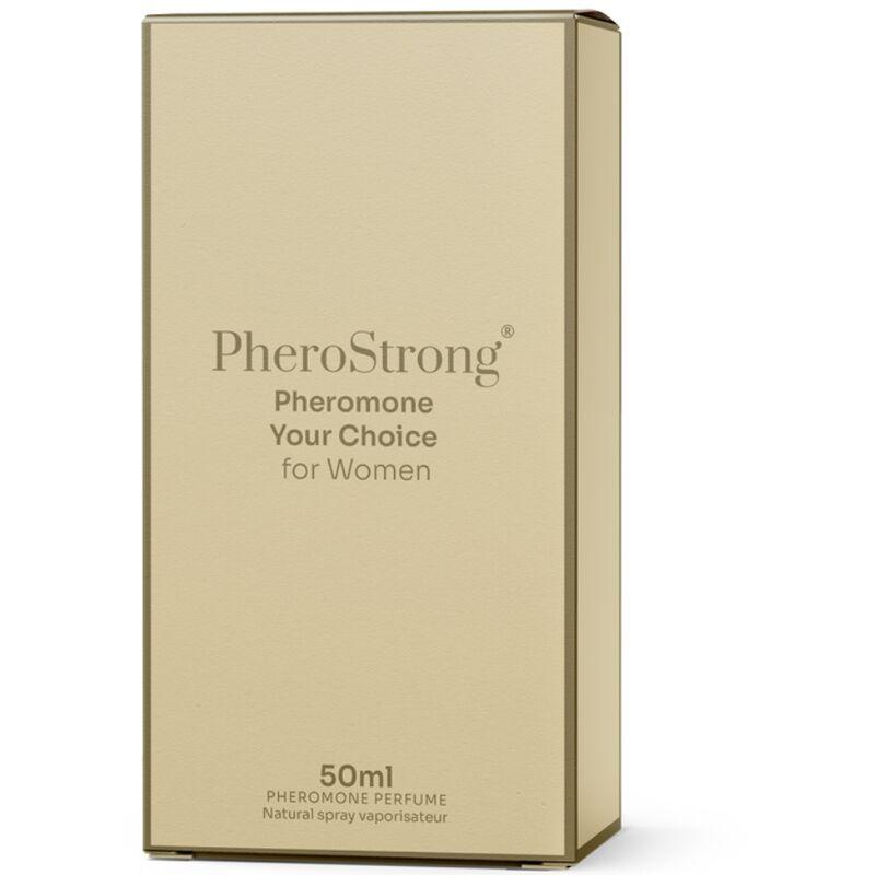 PHEROSTRONG - PERFUME CON FEROMONAS YOUR CHOICE PARA WOMEN 50 ML - Sensuana.es