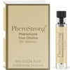 PHEROSTRONG - PERFUME CON FEROMONAS YOUR CHOICE PARA MUJER 1 ML - Sensuana.es