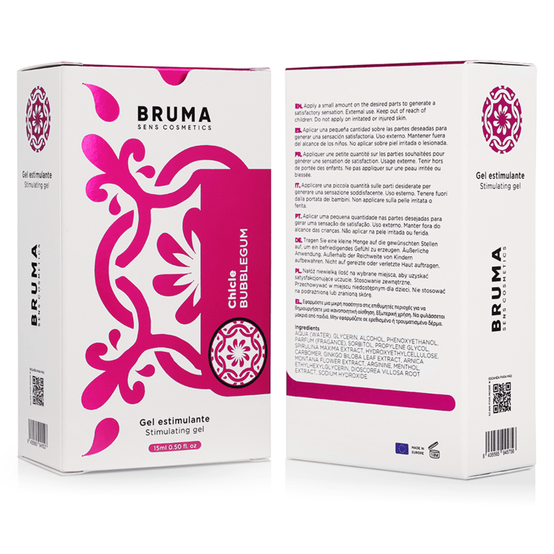 BRUMA - POTENTE GEL INTENSIFICADOR ORGASMOS SABOR CHICLE 15 ML - Sensuana.es