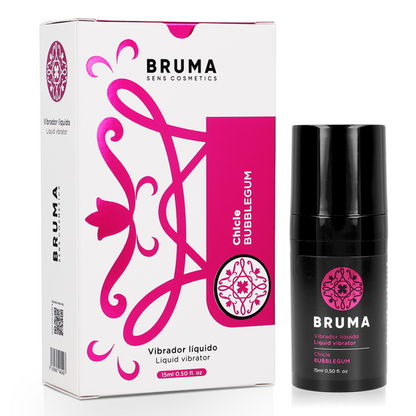 BRUMA - POTENTE GEL VIBRADOR LÍQUIDO CHICLE 15 ML - Sensuana.es