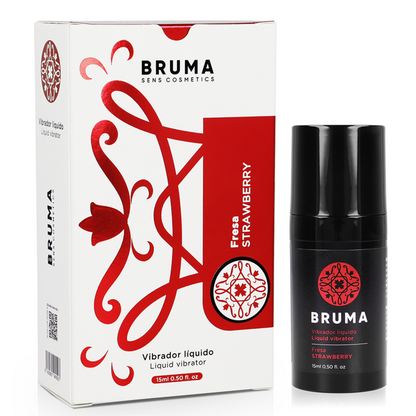 BRUMA - POTENTE GEL VIBRADOR LÍQUIDO FRESA 15 ML - Sensuana.es