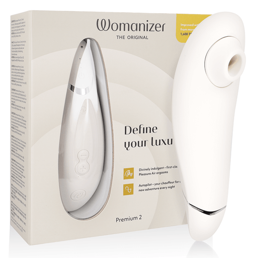 WOMANIZER - PREMIUM 2 ESTIMULADOR DE CLÍTORIS GRIS - Sensuana.es