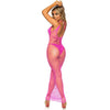 LEG AVENUE - VESTIDO DE REJILLA LARGO FUCSIA TALLA ÚNICA - Sensuana.es