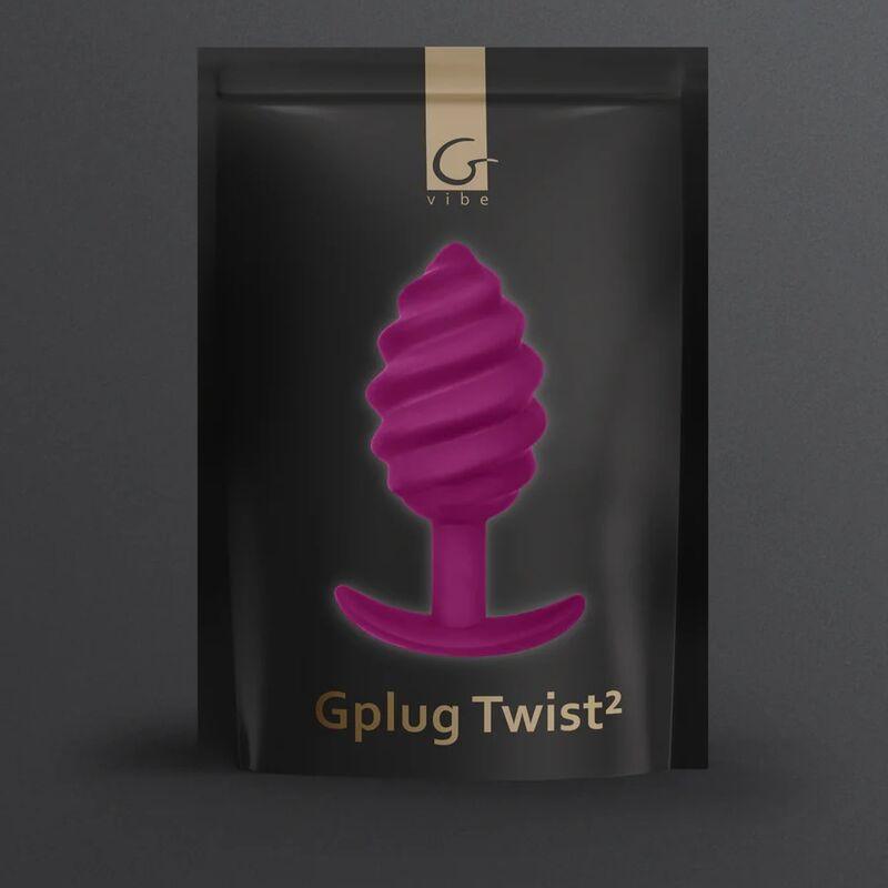 G-VIBE - GPLUG TWIST 2 PLUG ANAL MORADO - Sensuana.es