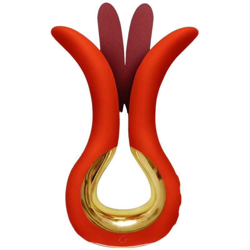 G-VIBE - GVIBE MAXI VIBRADOR CON DOS PUNTAS FLEXIBLES CORAL - Sensuana.es