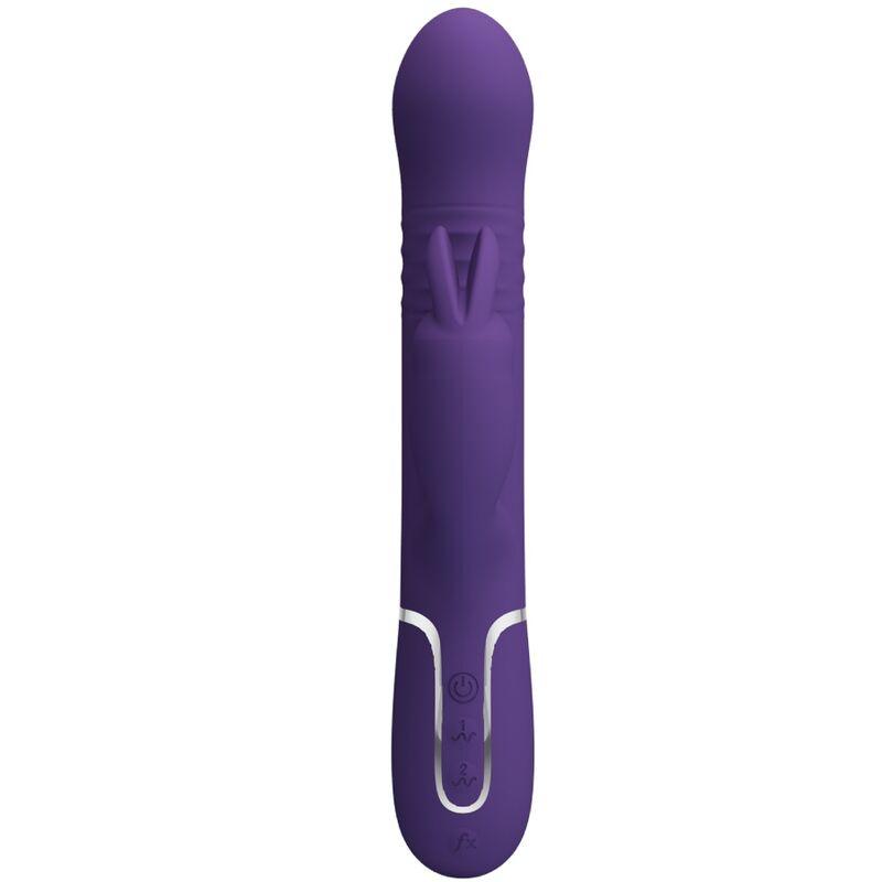 PRETTY LOVE - COALE VIBRADOR RABBIT 4 EN 1 MORADO - Sensuana.es