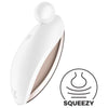 SATISFYER - SPOT ON 2 VIBRADOR LAY-ON BLANCO - Sensuana.es