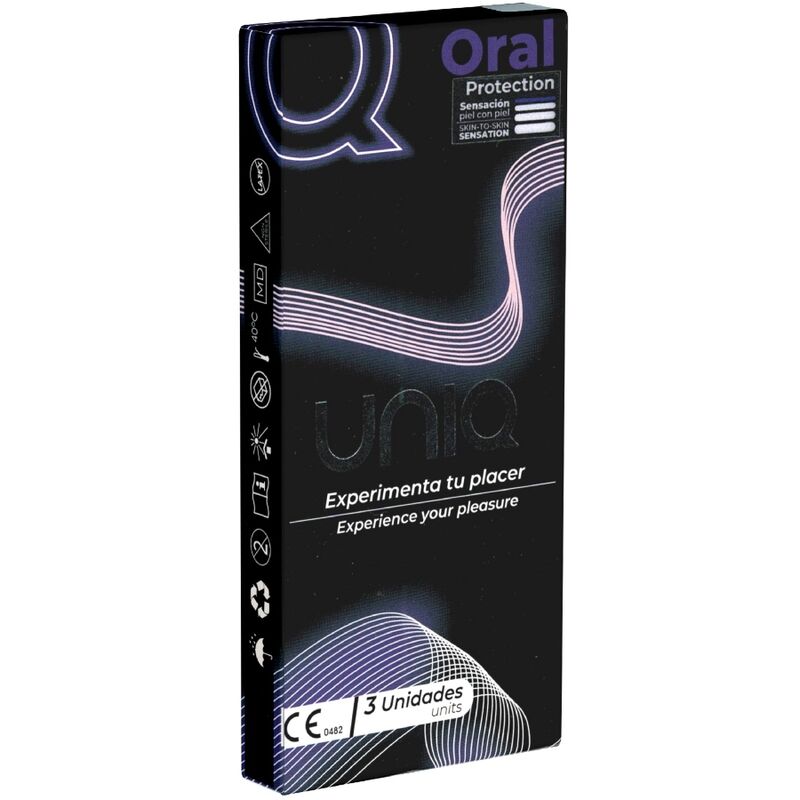 UNIQ - ORAL MASK PRESERVATIVOS SIN LATEX 3 UNIDADES - Sensuana.es