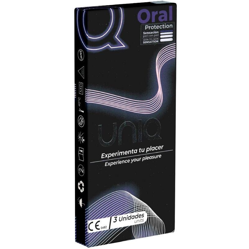 UNIQ - ORAL MASK PRESERVATIVOS SIN LATEX 3 UNIDADES - Sensuana.es