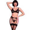 CHILIROSE - CR 4692 SET CUATRO PIEZAS NEGRO M - Sensuana.es