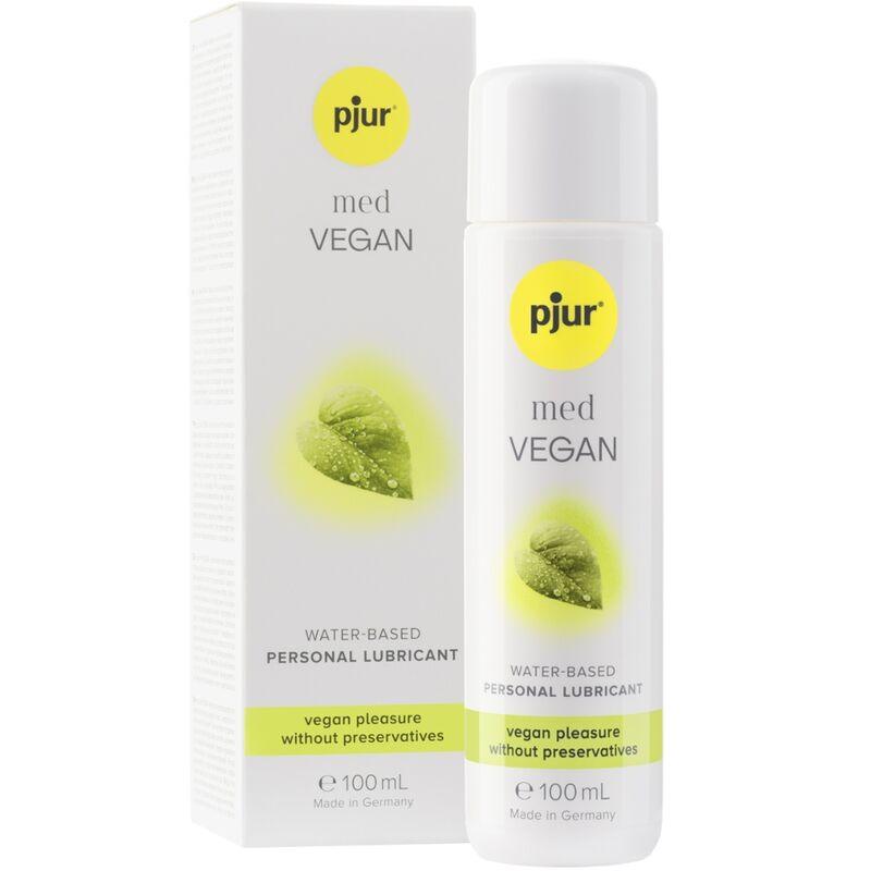 PJUR - MED VEGAN GLIDE LUBRICANTE BASE AGUA 100 ML - Sensuana.es