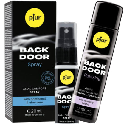 PJUR - BACK DOOR SET DE LUBRICANTE ANAL Y SPRAY - Sensuana.es