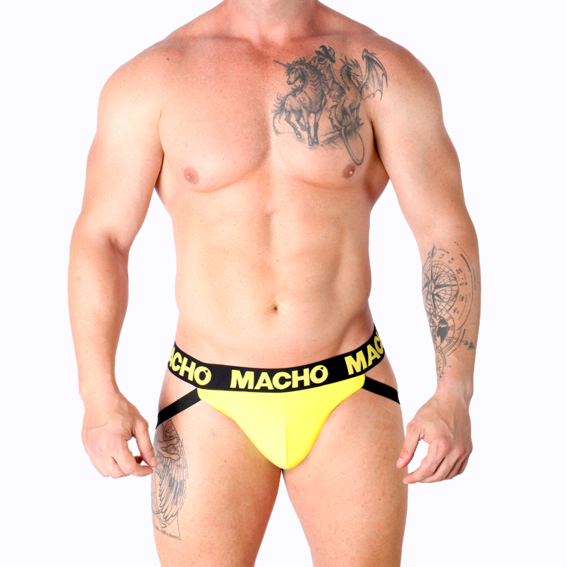 MACHO - MX25A JOCK LYCRA AMARILLO S - Sensuana.es