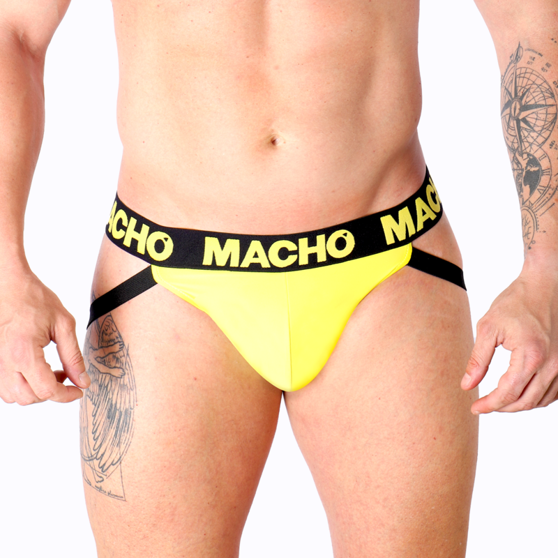 MACHO - MX25A JOCK LYCRA AMARILLO S - Sensuana.es