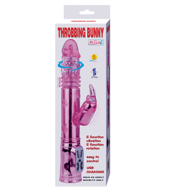 BAILE - THROBBING BUNNY ROTADOR RAMPANTE ROSA - Sensuana.es