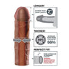 FANTASY X- TENSIONS - MEGA 2 EXTENSIÓN MARRON PARA EL PENE - Sensuana.es