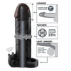 FANTASY X- TENSIONS - EXTENSION PARA EL PENE CON VIBRADOR REAL FEEL 2 NEGRO - Sensuana.es