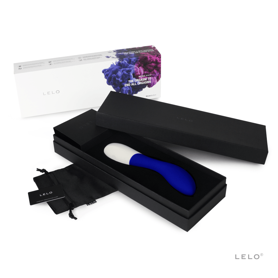 LELO - MONA WAVE VIBRADOR AZUL NOCHE - Sensuana.es