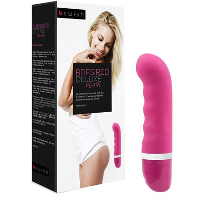 B SWISH - BDESIRED DELUXE PEARL VIBRATOR ROSE - Sensuana.es