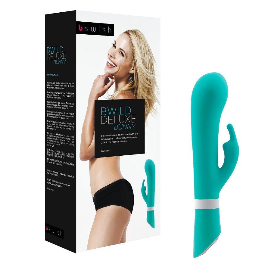 B SWISH - BWILD DELUXE BUNNY RABBIT VIBRATOR JADE - Sensuana.es