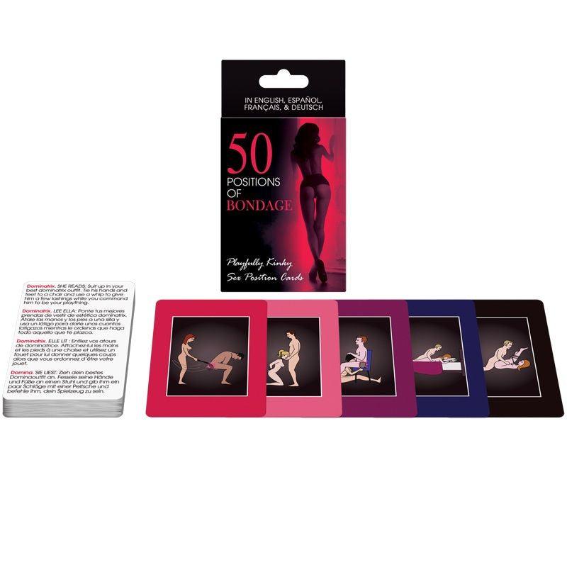 KHEPER GAMES - CARTAS 50 POSICIONES DE BONDAGE - Sensuana.es