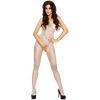 PASSION - EROTICLINE CATSUIT BLANCO BS010 - Sensuana.es