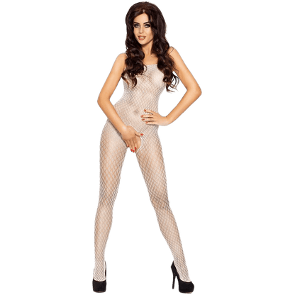 PASSION - EROTICLINE CATSUIT BLANCO BS010 - Sensuana.es