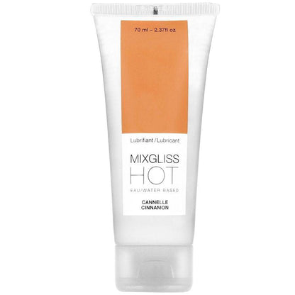 MIXGLISS - LUBRICANTE EFECTO CALOR SABOR A CANELA 70ML - Sensuana.es