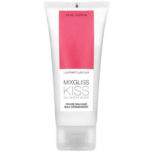 MIXGLISS - LUBRICANTE BASE AGUA SABOR A FRESA 70 ML - Sensuana.es