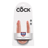 KING COCK - DILDO DOBLE PENETRACIÓN 12.7 CM NATURAL - Sensuana.es