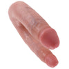 KING COCK - DILDO DOBLE PENETRACIÓN 12.7 CM NATURAL - Sensuana.es