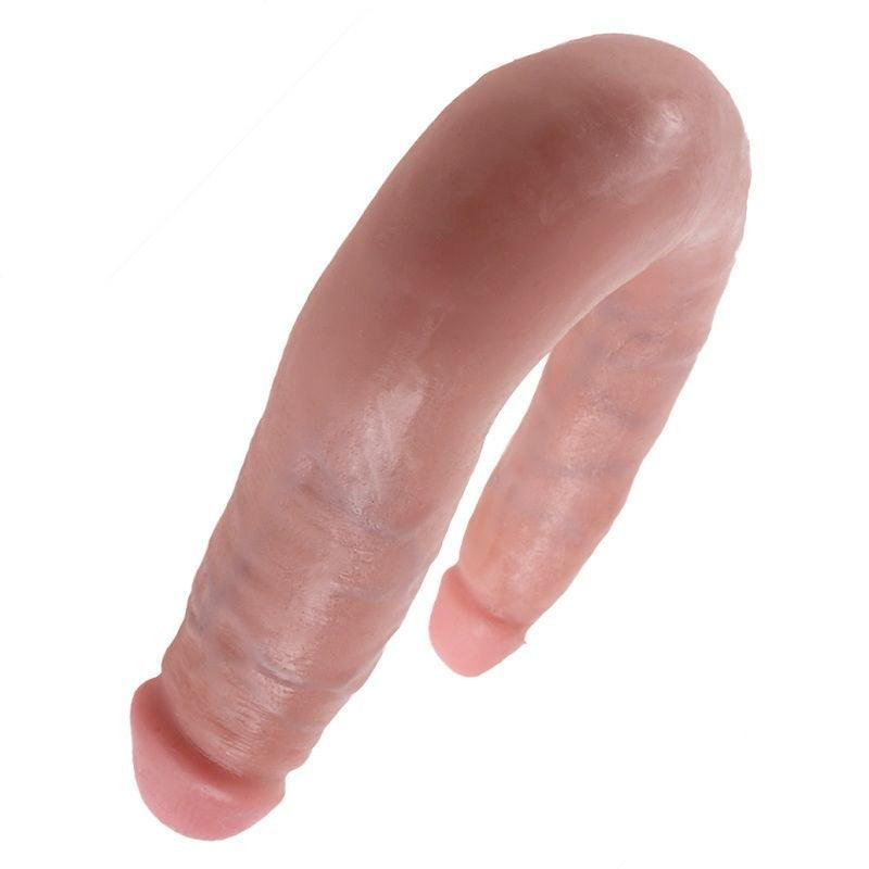 KING COCK - DILDO DOBLE PENETRACIÓN 12.7 CM NATURAL - Sensuana.es