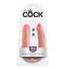 KING COCK - DILDO DOBLE PENETRACIÓN 13.9 CM NATURAL - Sensuana.es