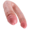 KING COCK - DILDO DOBLE PENETRACIÓN 17.8 CM NATURAL - Sensuana.es