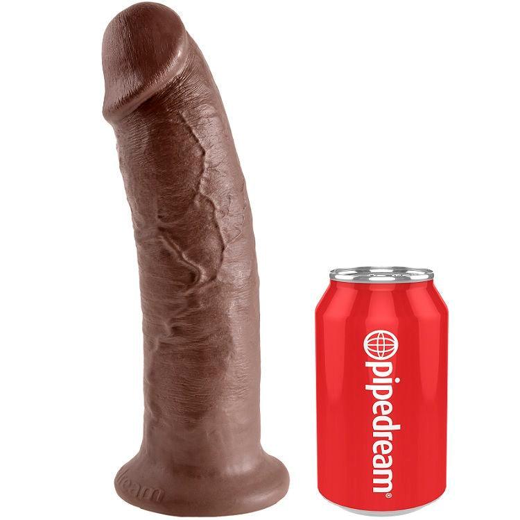 KING COCK - 10 PENE MARRON 25.4 CM - Sensuana.es