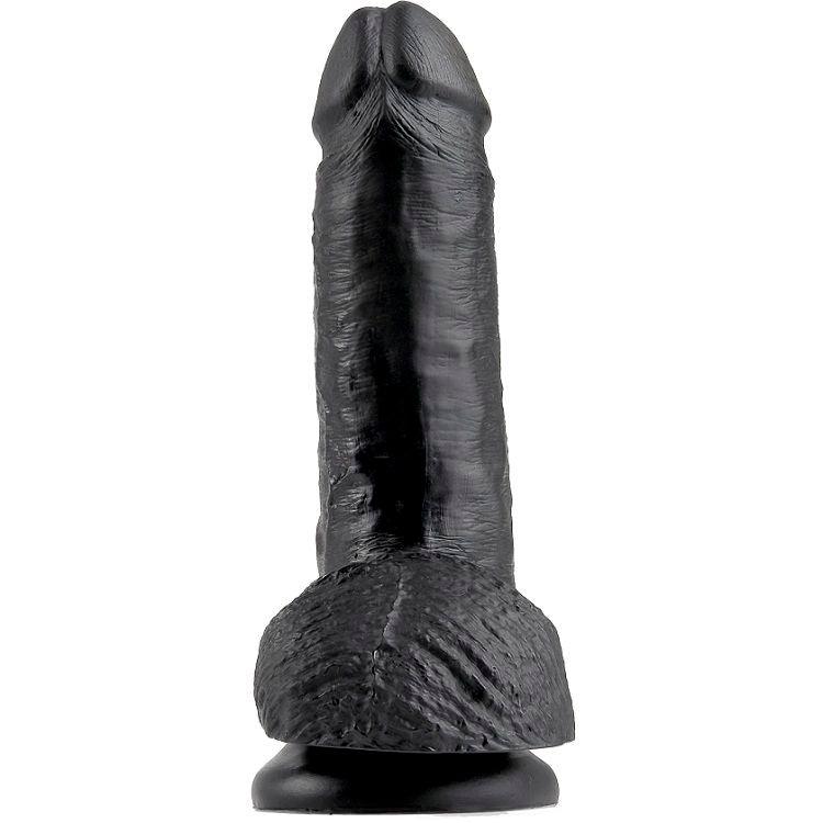 KING COCK - 7 PENE REALISTICO NEGRO 17.8 CM - Sensuana.es