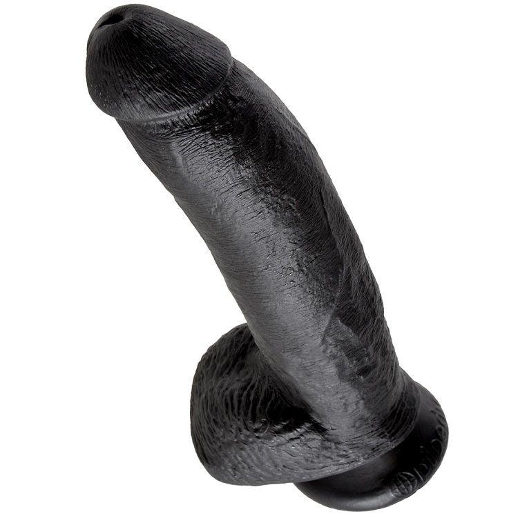 KING COCK - 9 PENE REALISTICO NEGRO 22.9 CM - Sensuana.es