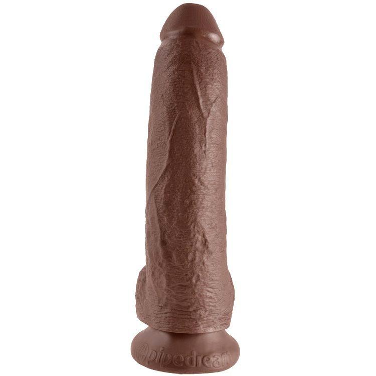 KING COCK - 9 PENE REALISTICO MARRON 22.9 CM - Sensuana.es