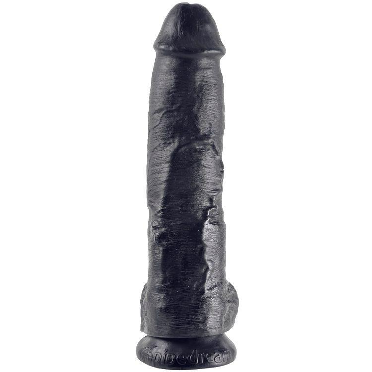 KING COCK - 10 PENE REALISTICO NEGRO 26.5 CM - Sensuana.es