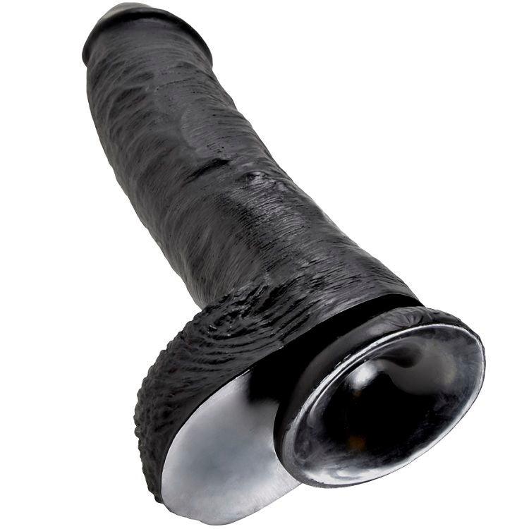 KING COCK - 10 PENE REALISTICO NEGRO 26.5 CM - Sensuana.es