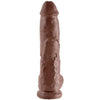 KING COCK - 10 PENE REALISTICO MARRON 26.5 CM - Sensuana.es