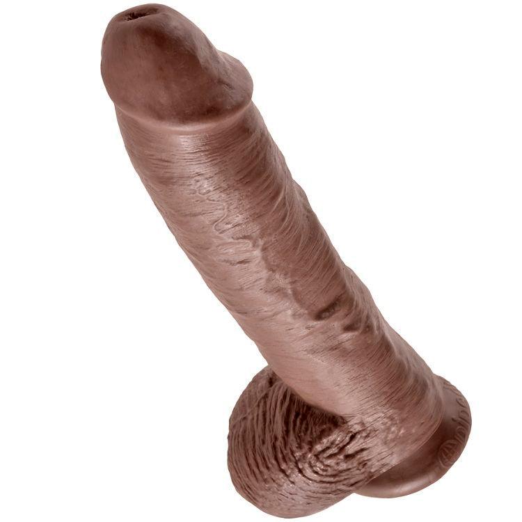 KING COCK - 10 PENE REALISTICO MARRON 26.5 CM - Sensuana.es