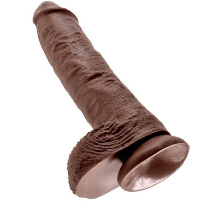 KING COCK - 10 PENE REALISTICO MARRON 26.5 CM - Sensuana.es