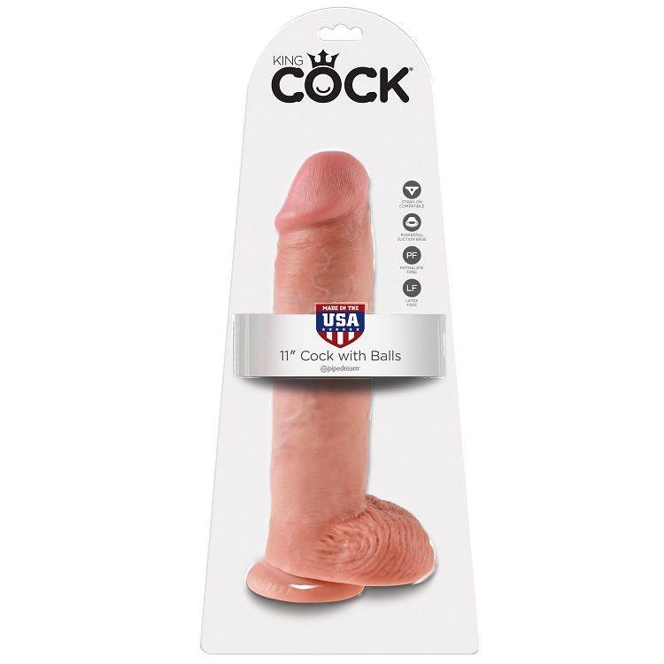 KING COCK - 11 PENE REALISTICO NATURAL 28 CM - Sensuana.es