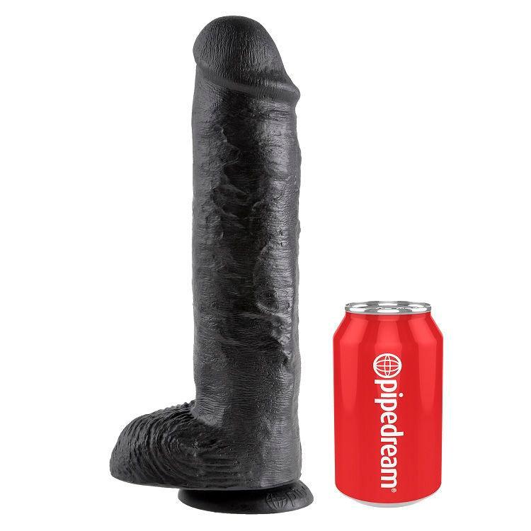 KING COCK - 11 PENE REALISTICO NEGRO 28 CM - Sensuana.es