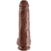 KING COCK - 11 PENE REALISTICO MARRON 28 CM - Sensuana.es