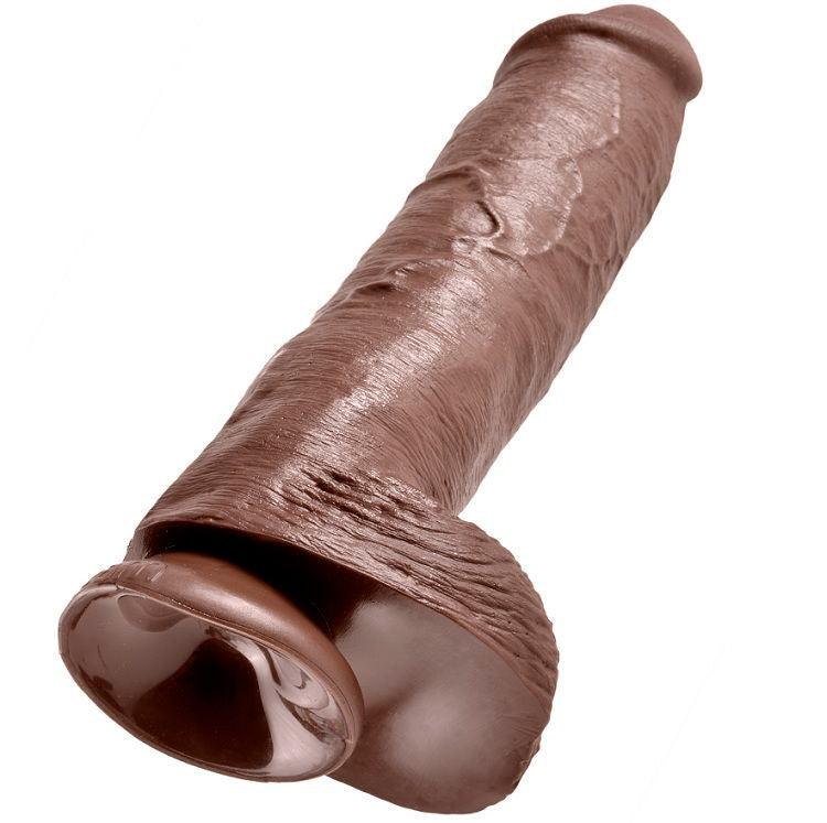 KING COCK - 11 PENE REALISTICO MARRON 28 CM - Sensuana.es