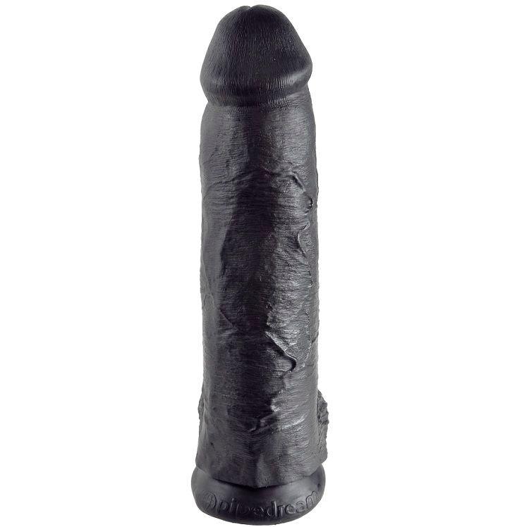 KING COCK - 12 PENE REALISTICO NEGRO 30.48 CM - Sensuana.es