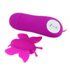 BAILE - ESTIMULADOR DE CLÍTORIS MARIPOSA LOVE EGGS 12 VELOCIDADES LILA CONTROL REMOTO - Sensuana.es